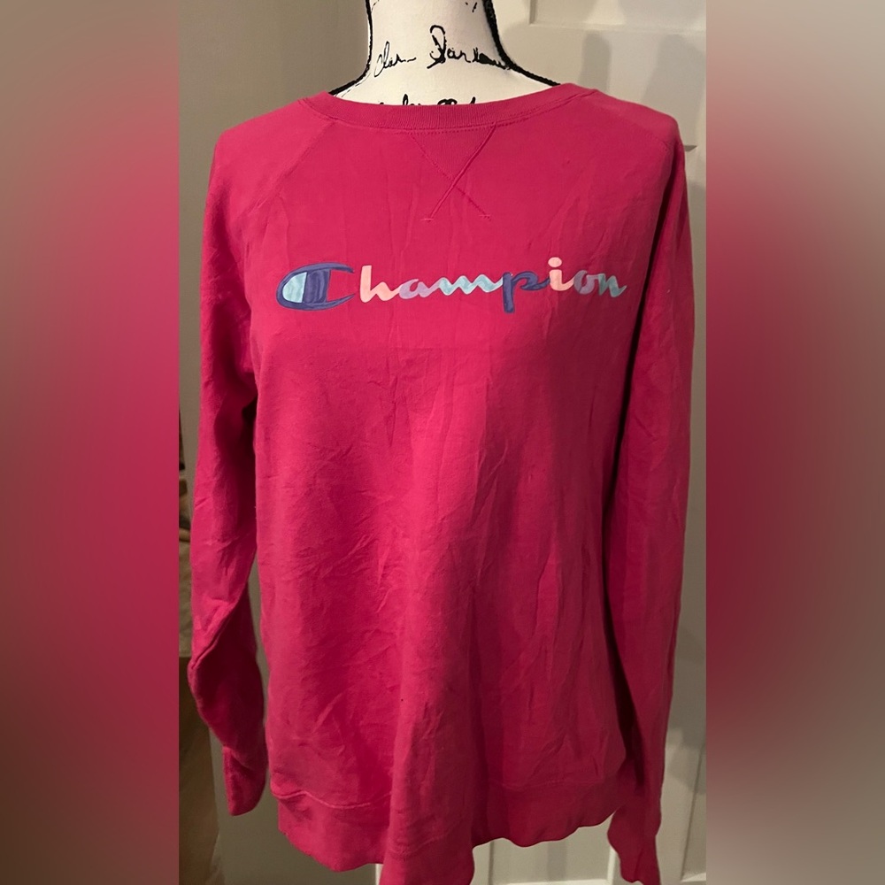 Champion Fuchsia Long Sleeve Tee